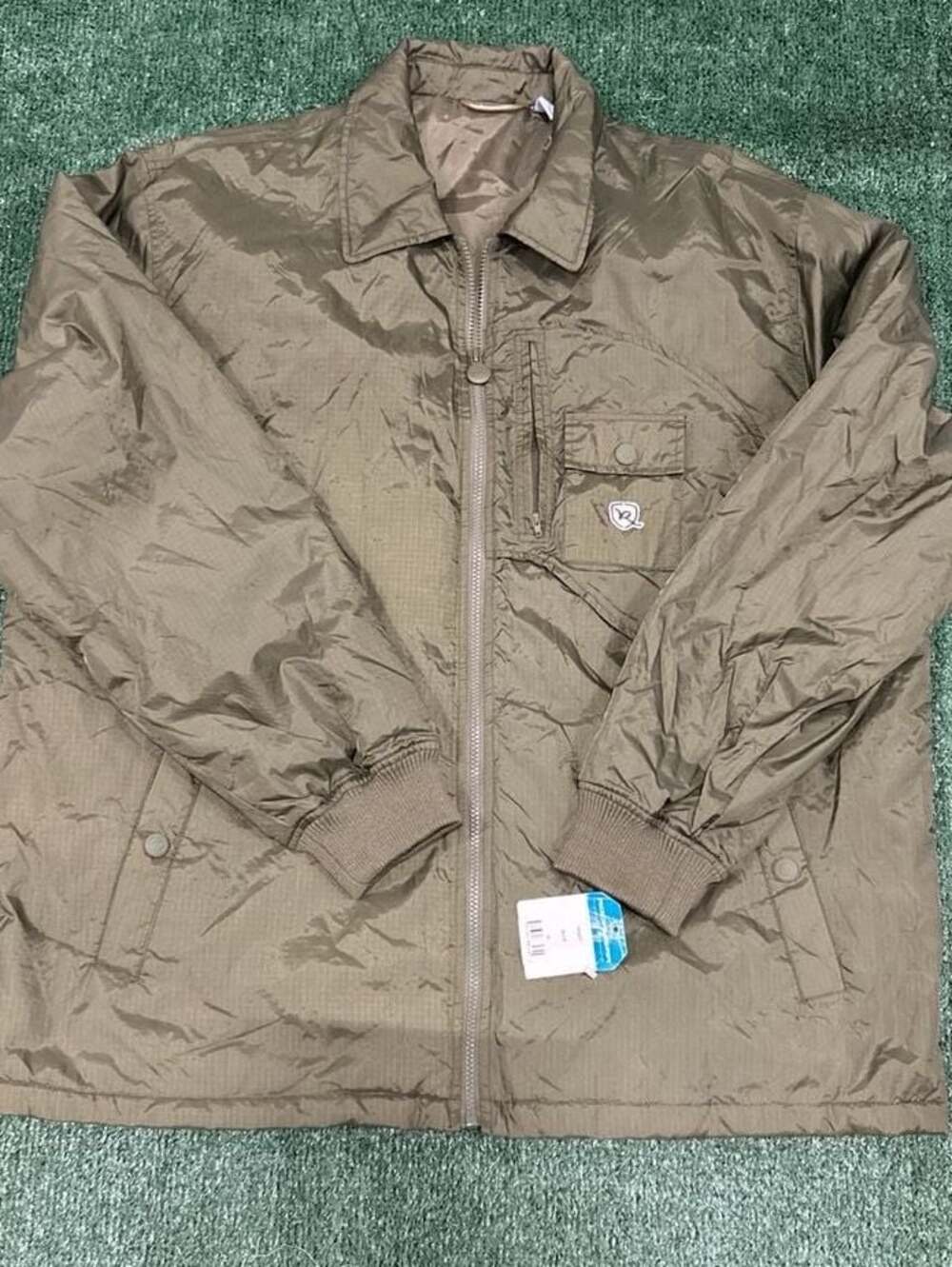 Rocawear Vintage 90s Nylon Ripstop Puffer Jacket Olive Green XL